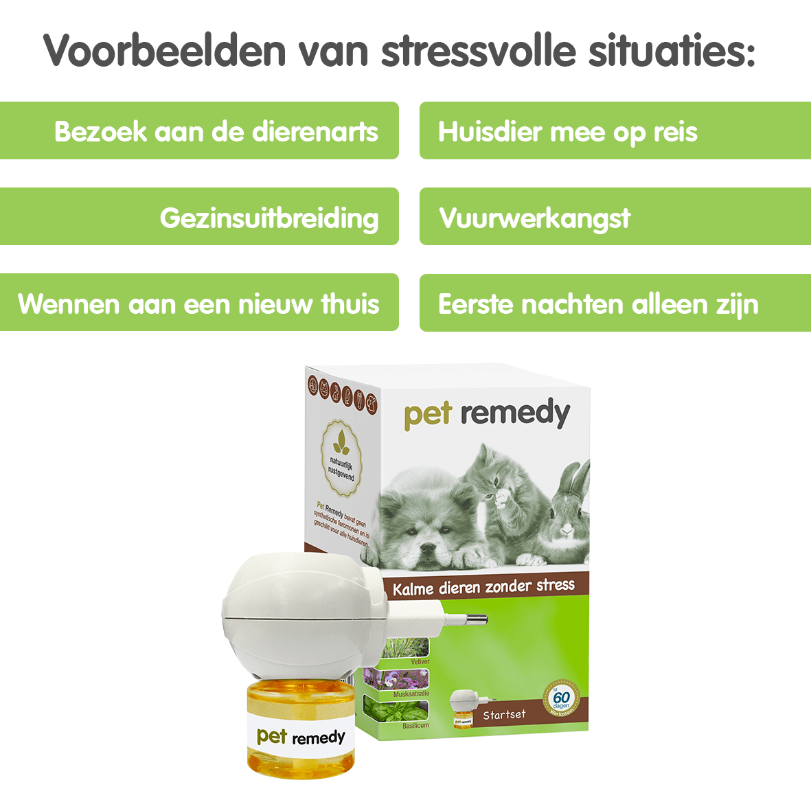 Pet Remedy Startset met Verdamper - Emax.nl