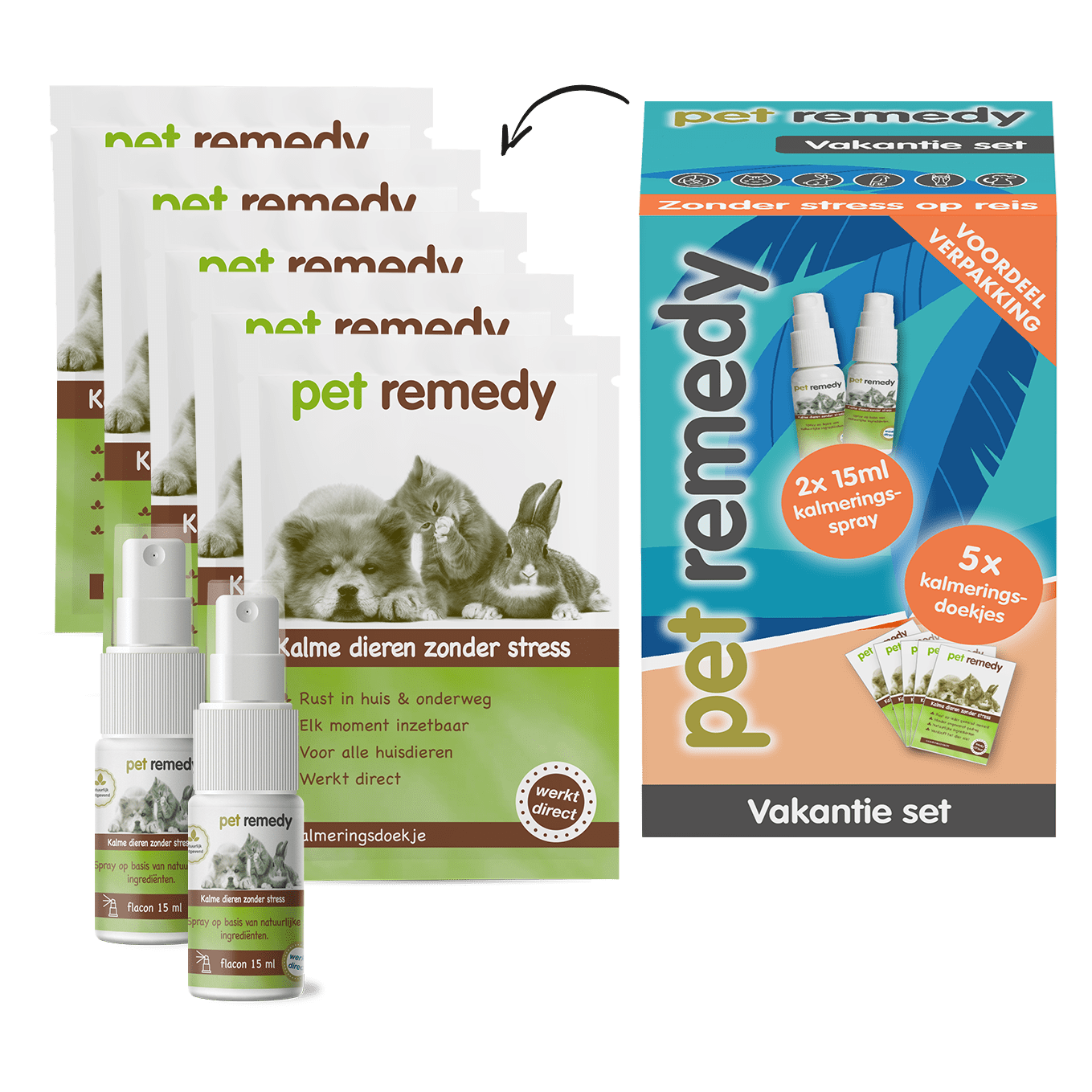 Pet Remedy Vakantie Set - Emax.nl